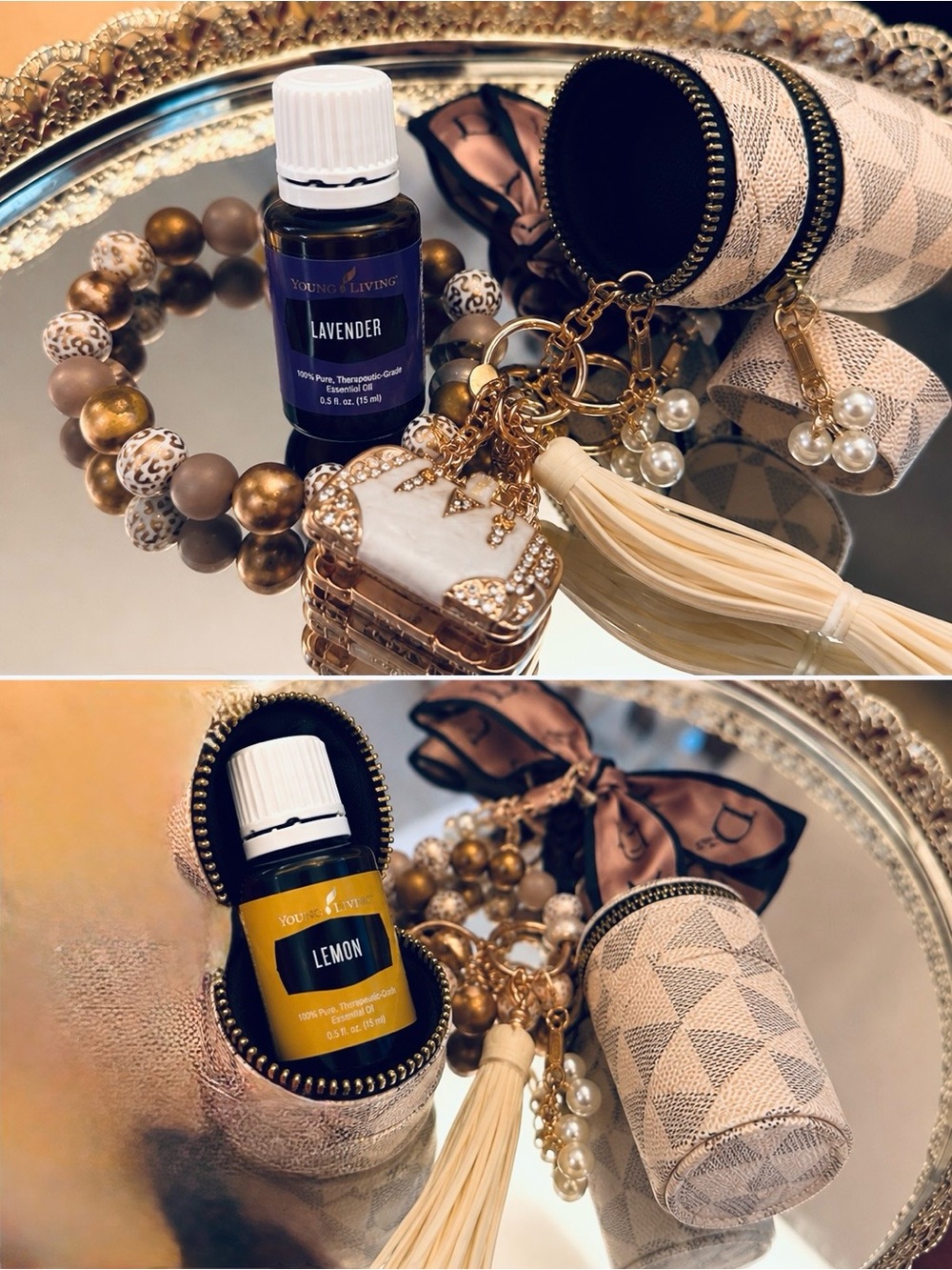 17. Luxury Wellness Wristlet | Custom Young Living Roller Included